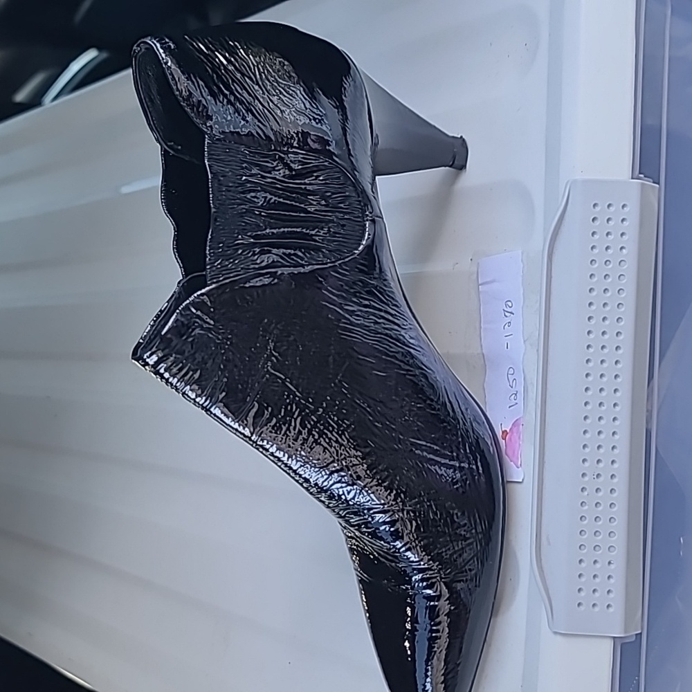 Prada Black Patent Booties Sz 39(Repair Needed) - Picture 12 of 12